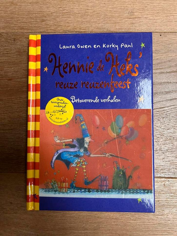 Korky Paul - hennie de heks- Reuze reuzenfeest, Boeken, Kinderboeken | Jeugd | onder 10 jaar, Ophalen of Verzenden