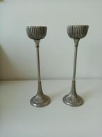 2 kandelaars  - Italy -Leonard silverplate, Verzenden