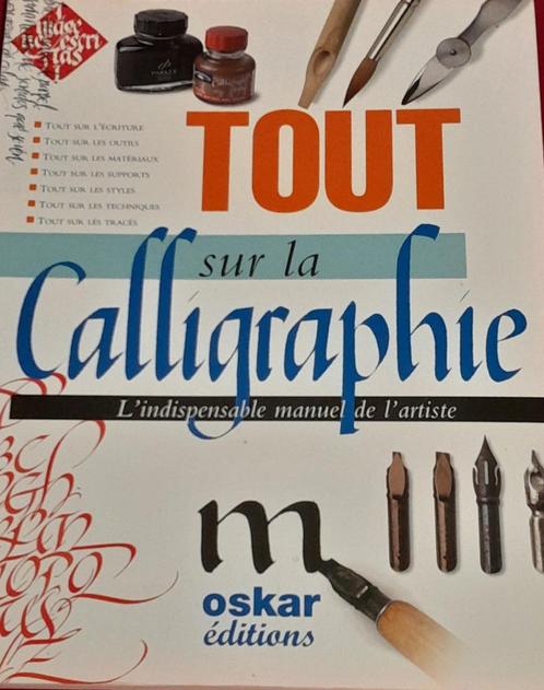 Livre , La Calligraphie avec coffret complet pour l'écriture, Boeken, Kunst en Cultuur | Fotografie en Design, Nieuw, Overige onderwerpen