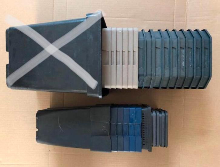 kweekpotjes plantenpotjes vierkant verschillende formaten, Tuin en Terras, Kweekspullen, Zo goed als nieuw, Ophalen of Verzenden