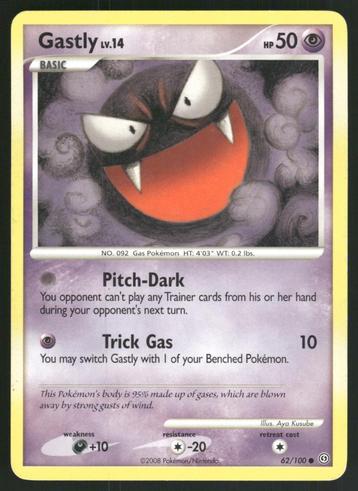 Gastly 62/100 - Stormfront (EX) beschikbaar voor biedingen