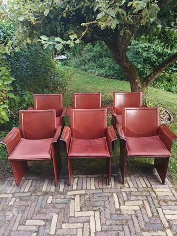 6x Korium stoelen — Matteo Grassi — ontwerp Tito Agnoli beschikbaar voor biedingen