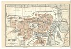 1910 - Oostende stadsplannetje, Boeken, Atlassen en Landkaarten, Verzenden