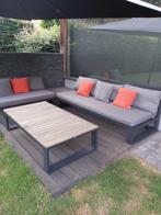 Alumium Loungeset merk Bristol, Ophalen, Gebruikt, Bank, Aluminium