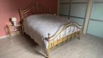 Luxe bed in messing, Ophalen, Overige kleuren, Klassiek, Tweepersoons