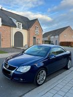 Volkswagen Eos 1.6FSI 2008 135.000km, Voorwielaandrijving, Beige, Cabriolet, Blauw