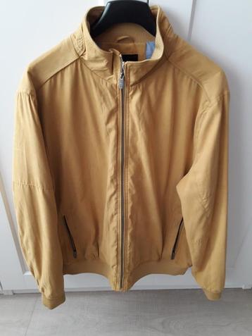 VESTE BLOUSON WESTBURY EN DAIM COULEUR CAMEL CLAIR:T 60/XXL