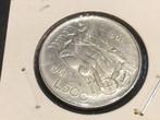 Italie 500 lire 1961 zilver, Ophalen of Verzenden