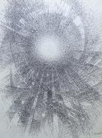 GEERT HEIRBAUT / ABSTRACTIE / ORIGINEEL WERK / 40x30cm / SIG, Enlèvement ou Envoi