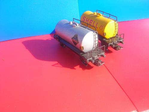 Train HO Marklin wagons citerne pour réseau CC 2rails, Hobby en Vrije tijd, Modeltreinen | H0, Gebruikt, Wagon, Gelijkstroom of Wisselstroom