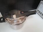 Snelkookpot, amper gebruikt, Huis en Inrichting, Kookpan of Snelkookpan, Inox, Nieuw, Ophalen of Verzenden