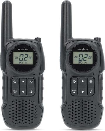 Nedis Walkie Talkie Set – 10 km – VOX/PTT – Zwart (2x) beschikbaar voor biedingen