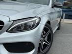 Mercedes-Benz C-CLASS 180 AMG Line/ LEER / NAVI / ZETELVERWA, Auto's, Mercedes-Benz, Gebruikt, 4 cilinders, 129 pk, 2045 kg