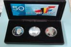 50 ANS DE BENELUX : set B/NL/LUX en QP, Enlèvement ou Envoi, Argent, Série, Argent