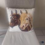 Mooi kussen met paarden, niet gebruikt, Huis en Inrichting, Ophalen of Verzenden, Zo goed als nieuw