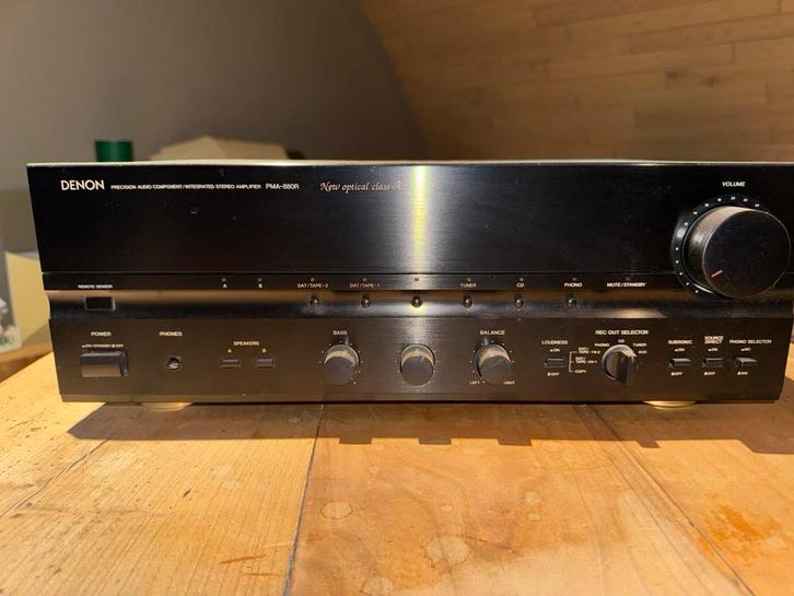 Denon PMA-880R versterker, Audio, Tv en Foto, Versterkers en Ontvangers, Gebruikt, Stereo, 120 watt of meer, Denon, Ophalen