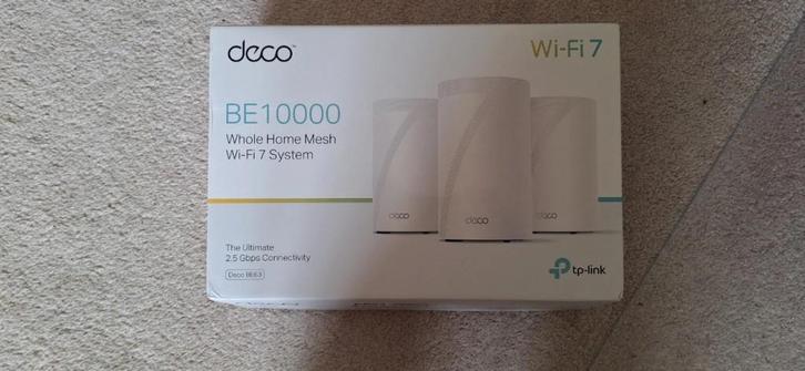 TP-Link Deco Tri-Band WiFi 7 Mesh-systeem 2,5 Gbps, Computers en Software, WiFi-versterkers, Zo goed als nieuw, Ophalen of Verzenden