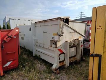 Huismann 20 m3 hook arm sales press container (bj 2007) beschikbaar voor biedingen