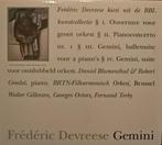 Frédéric Devreese - Gemini Uitgave: Gaillard Editie Inhoud, Orkest of Ballet, Ophalen of Verzenden, Zo goed als nieuw, Modernisme tot heden