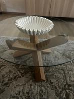 Table basse ronde bois massif, Maison & Meubles, Tables | Tables de salon, Chêne, Rond, Enlèvement, Utilisé