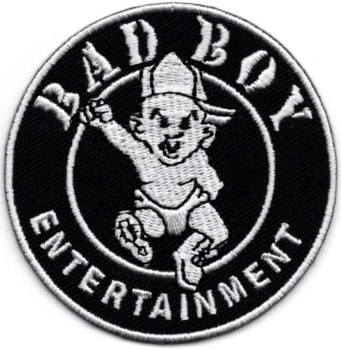 Bad Boy Entertainment stoffen opstrijk patch embleem, Verzamelen, Muziek, Artiesten en Beroemdheden, Nieuw, Kleding, Verzenden