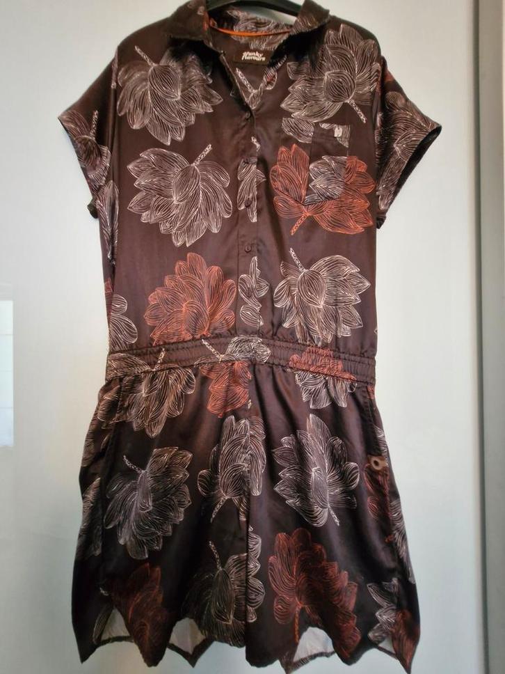 jumpsuit 4funky flavours (medium), Kleding | Dames, Jurken, Zo goed als nieuw, Bruin, Ophalen of Verzenden