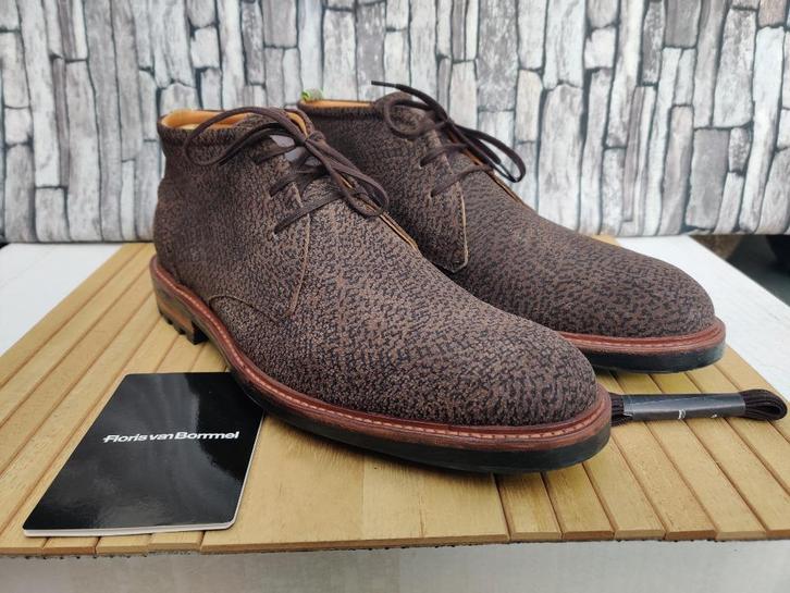 Floris van Bommel nieuwe halfhoge herenschoenen - Mt 42 (8), Kleding | Heren, Schoenen, Nieuw, Veterschoenen, Bruin, Verzenden