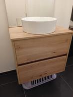 Badkamermeubel met waskom en spiegel, Huis en Inrichting, Ophalen, Nieuw, 50 tot 100 cm, Minder dan 100 cm