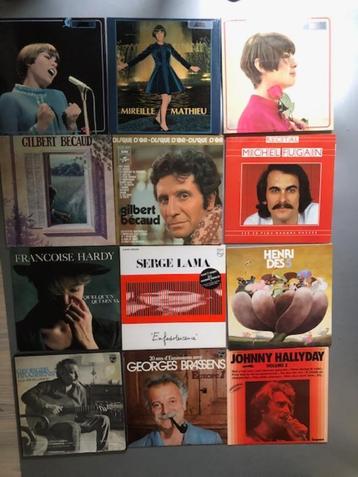 Twaalf lps van bekende Franstalige artiesten beschikbaar voor biedingen