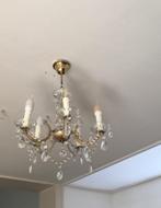 Lustre en cristal, Huis en Inrichting, Lampen | Kroonluchters, Ophalen, Gebruikt, Metaal