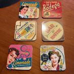 Vintage. 6 heel mooie onderzetters. Cadeautip., Ophalen of Verzenden
