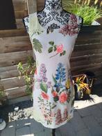 Fleurige jurk K-design maat XS, K-Design., Wit, Ophalen of Verzenden, Zo goed als nieuw