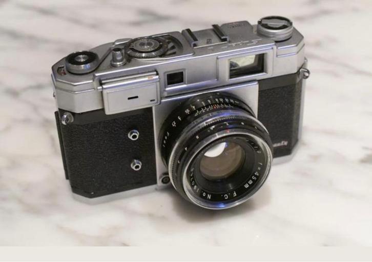 Beauty Super L avec Canter-S 45mm/1.9 no.81045, Collections, Appareils photo & Matériel cinématographique, Appareils photo, 1940 à 1960