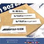 W222 W223 W217 S65 AMG LOGO SET ZWART S 65 L EMBLEMEN SET Me