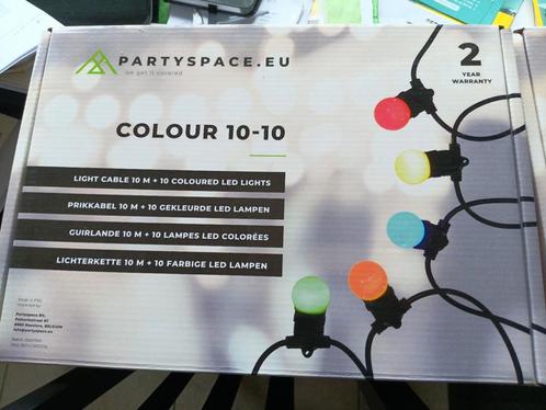 Lichtsnoer 10 meter warm wit of multicolor, Huis en Inrichting, Lampen | Vloerlampen, Nieuw, Ophalen