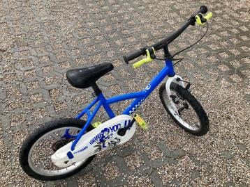 Kinderfiets blauw - wit beschikbaar voor biedingen