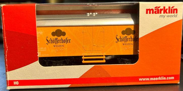 2794. DB H0 Märklin overdekte auto., Hobby en Vrije tijd, Modeltreinen | H0, Nieuw, Wagon, Märklin, Ophalen of Verzenden