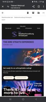 2 tickets Dire Straits Experience Antwerpen 23 mei 2024, Twee personen