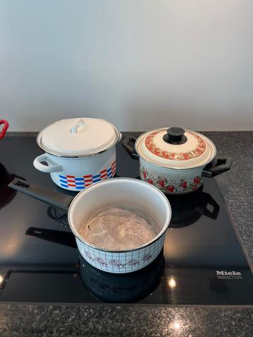 Set kookpotten voor op alle vuren beschikbaar voor biedingen