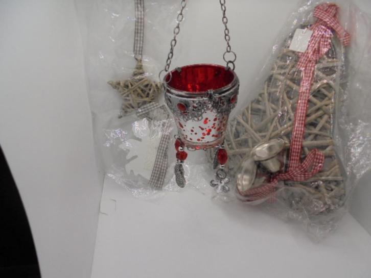 KERST DECO SET 9 STUKS NR. 6 NIEUW, Divers, Noël, Neuf, Enlèvement ou Envoi