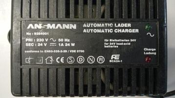 Batterijlader 24Vdc 1Amp loodbatterij, Enlèvement ou Envoi, Utilisé