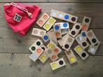 PLAN TOYS, houten dominostenen met texturen, Kinderen en Baby's, Ophalen of Verzenden, Overige typen