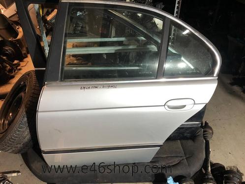 DEUR LINKS ACHTER BMW 5 SERIE E39 TITANSILVER, Auto-onderdelen, Carrosserie, Deur, BMW, Gebruikt, Ophalen of Verzenden