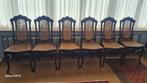 6 Louis Philippe stoelen mahonie, stokhout, Ophalen