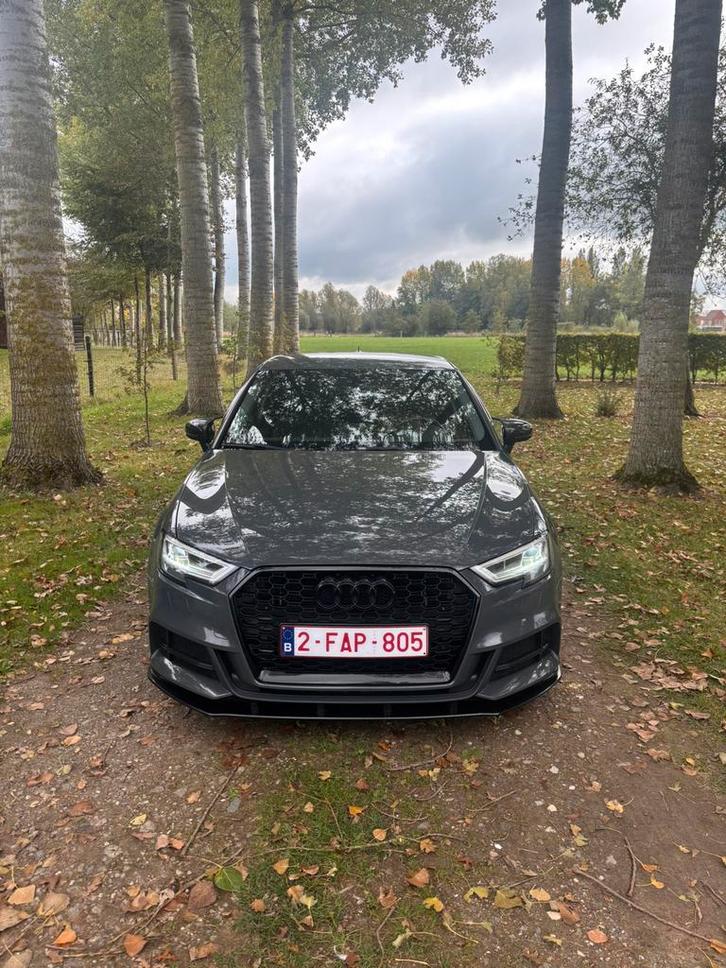 Audi A3 Sline 2017/12, Auto's, Audi, Particulier, A3, Lichtmetalen velgen, Benzine, Euro 6, Stadsauto, Handgeschakeld, Grijs, Ophalen