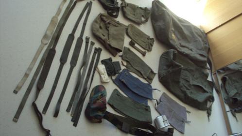 groot lot oude uitrusting voornamelijk ABL, Verzamelen, Militaria | Algemeen, Ophalen of Verzenden