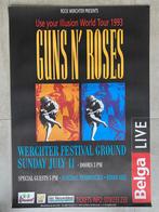 Poster Guns N’ Roses in Werchter 1993, Comme neuf, Enlèvement ou Envoi