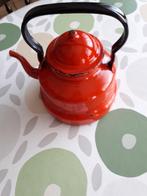 Vintage rood waterketeltje, Huis en Inrichting, Ophalen, Gebruikt, Overige materialen, Overige typen