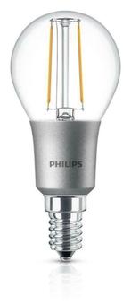 Philips Lamp LED Ball Bulb (dimbaar), E14, 3W, Ophalen of Verzenden, Zo goed als nieuw, Led