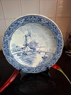 Delfts Blauw bord van BOCH 30cm, Antiek en Kunst, Ophalen of Verzenden